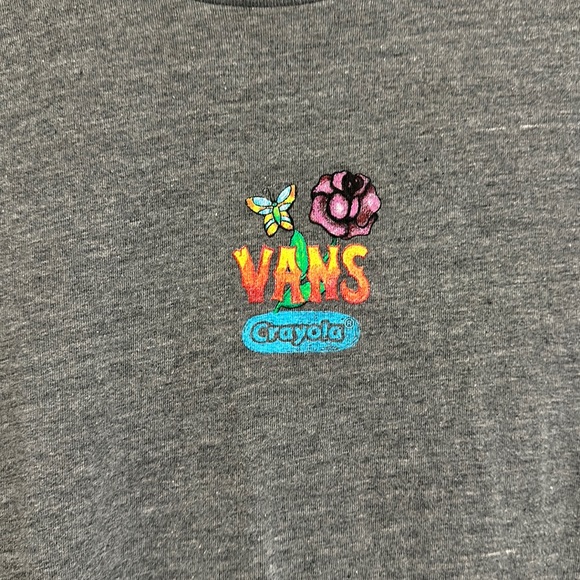 Vans gray Short sleeve T-shirt boyfriend shirt T-shirt crayola collection - Picture 4 of 7